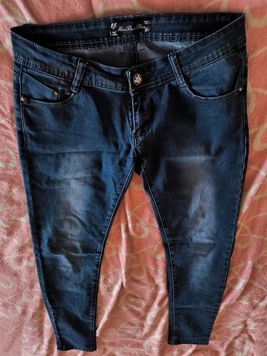 Jeans estivi skinny denim blu - jeans,