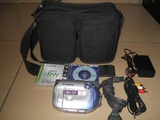 Canon DC201 Mini videocamera DVD schermo LCD 30x zoom Perfettamente funzionante,