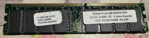Memoria ram 256mb pc2700 - ,