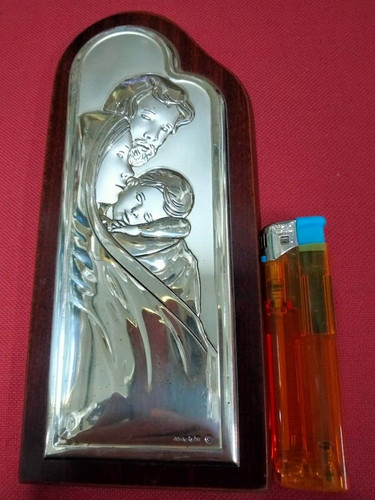 Icona sacra famiglia - famiglia, argento