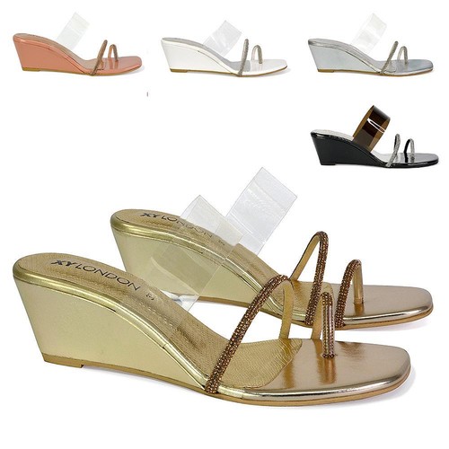 Sandali donna tacco basso