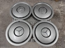 4 Copricerchi originali Mercedes W124 W201 190 D E 15 pollici 2014010324 ottime