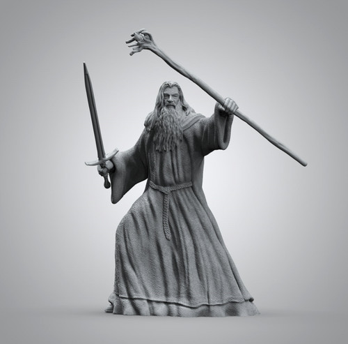 Miniatura gandalf resina - miniatura,