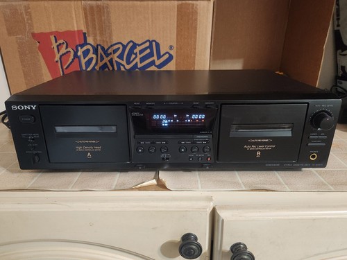Dual cassette tape deck sony - tape,