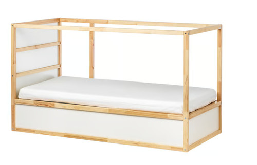 Struttura letto blu bambino