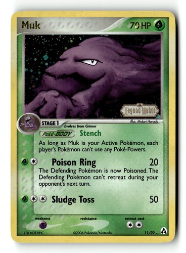 Pokemon card muk reverse holo - card,