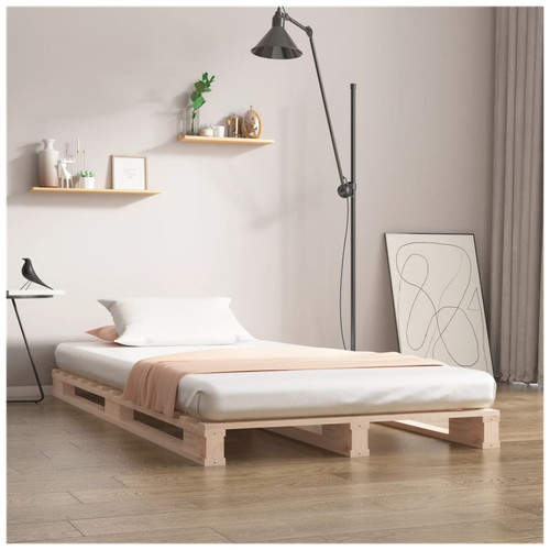 Letto pallet legno massello - legno,