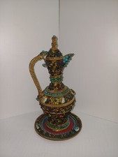 Vaso brocca cinese egiziano - vaso,
