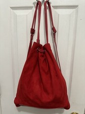 Zaino carpisa rosso pelle - rosso,