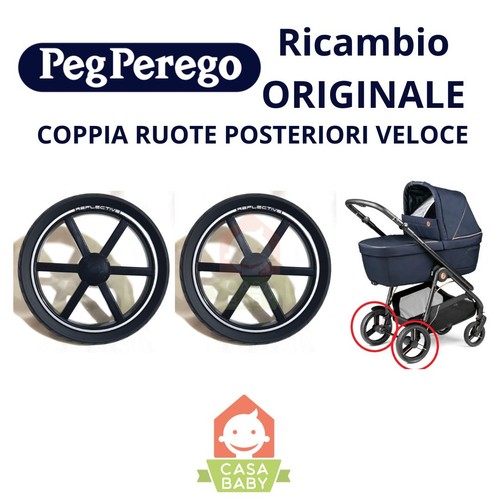 Ruote posteriori passeggino - ruote,