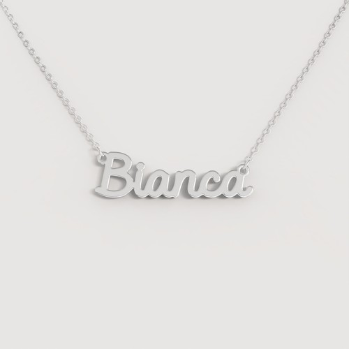 Collana nome donna acciaio - donna,