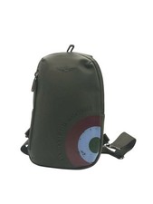 Zaino monospalla comodo e pratico realizzato in tessuto tecnico gommato che i...