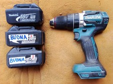 avvitatore a percussione DHP484 + 3 batterie 18V @ 3000mAh