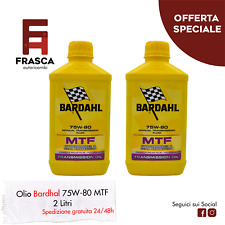 Olio Bardahl MTF Trasmissione Cambio Manuale Differenziale 75W80 API GL4 2 Litri