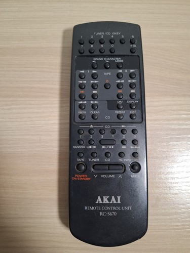 Akai s670 telecomando - rc-s670,