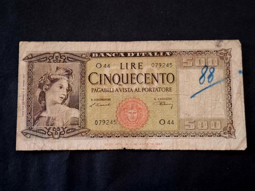 Banconota 500 lire 1947 - lire,