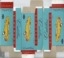 0041e. MERCURY 1/48 Lotto 3xScatola vuota/Empty box replica CADILLAC ELDORADO