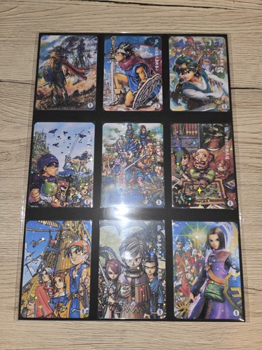 Cartes dragon quest 40th - dragon,