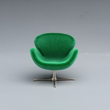 Poltrona a cigno verde