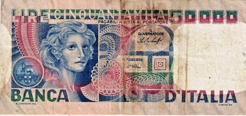 Banconote 50 000 lire - banconote, da-