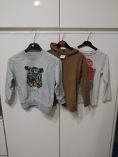 Set Lotto Abbigliamento Bambino 3 Pz Felpa Maglia Zara Shein Ovs 3/4