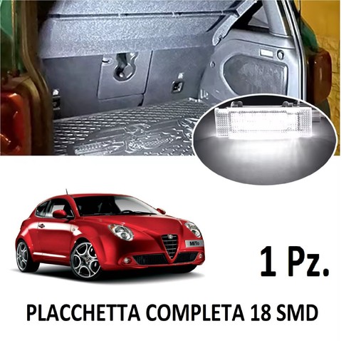 Placchetta led luce bagagliaio - luce,