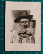 FOTO CONTADINO UOMO CON CAPPELLO 1920 - 30 C. ( F 39 )