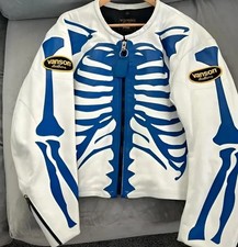 Vanson Giacca Pelle Scheletro