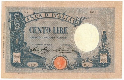 100 lire barbetti - lire,