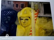 QUADRO OLIO SU TELA MASCHERE