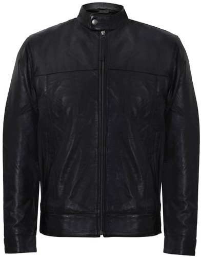 Giacca uomo elegante nera vera