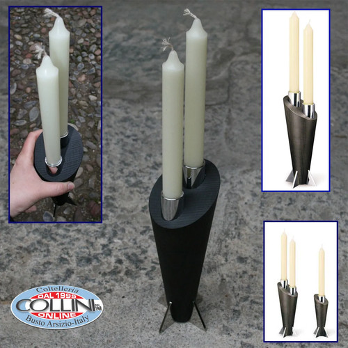 Giannini candelabro legno e - legno,