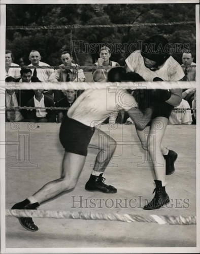 1938 press photo lou - lou, ambers