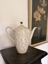 Caffettiera porcellana fiori