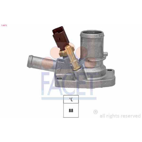 Termostato facet 7 8672 - termostato,