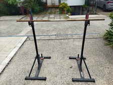 supporti bilanciere con bilanciere diametro 25 mm.