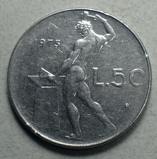 Italy 50 Lire 1973-R KM#95.1