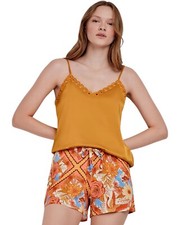 Pigiama donna estivo in raso e