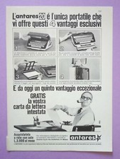 Pubblicita'Advertising Werbung Vintage ANTARES MAcchina Da Scrivere 1966 (B1)