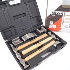 YATO Carrozzeria Strumento Set Ausbeul-Hammer Martello Carrozziere 7-tlg