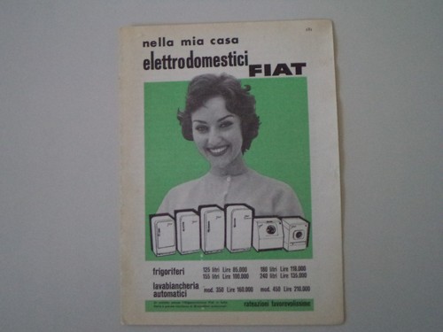 Advertising pubblicità 1959 - advertising,
