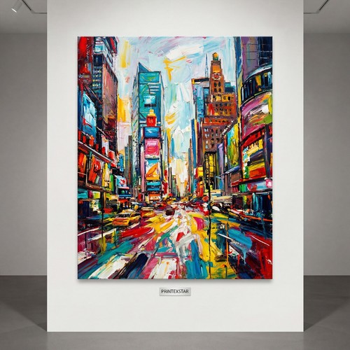 Quadro città stile - quadro, in