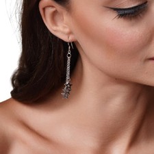 Orecchini A Gancio A Tre Fili