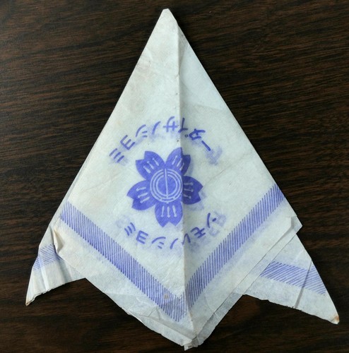 Vecchio tovagliolo carta - tovagliolo,