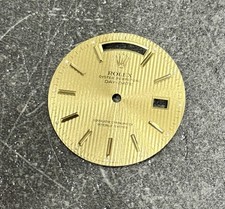 QUADRANTE ROLEX DAYDATE 18238 18038 GENUINE 100%  LINEN DIAL TRITIUM like NEW