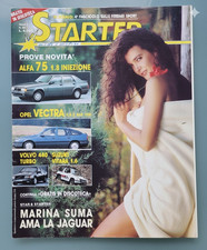 Rivista STARTER (8-11-1988) Alfa 75 1.8 Iniezione (Servizio con MARINA SUMA)