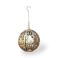 Lampada a sospensione etnica in ferro battuto