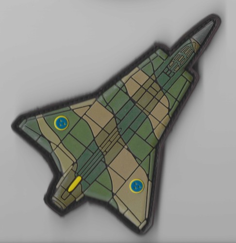 Patch aeronautica svedese saab - svedese,