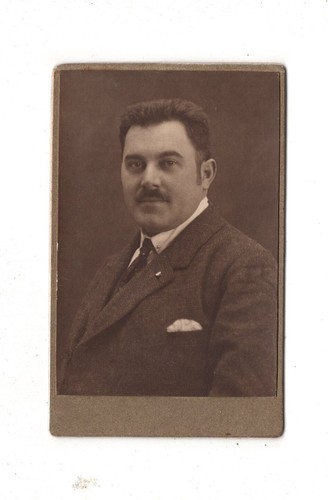 Foto cdv ritratto - di, uomo