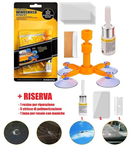 Kit resina riparazione - resina,